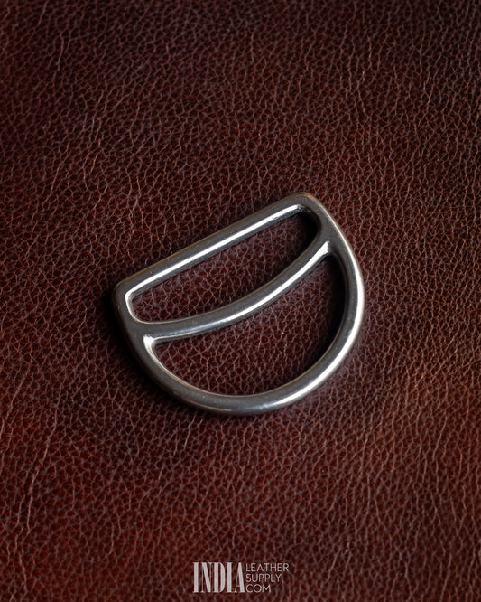 45mm Centre Bar D Ring Strap Adjuster SS | India Leather Supply
