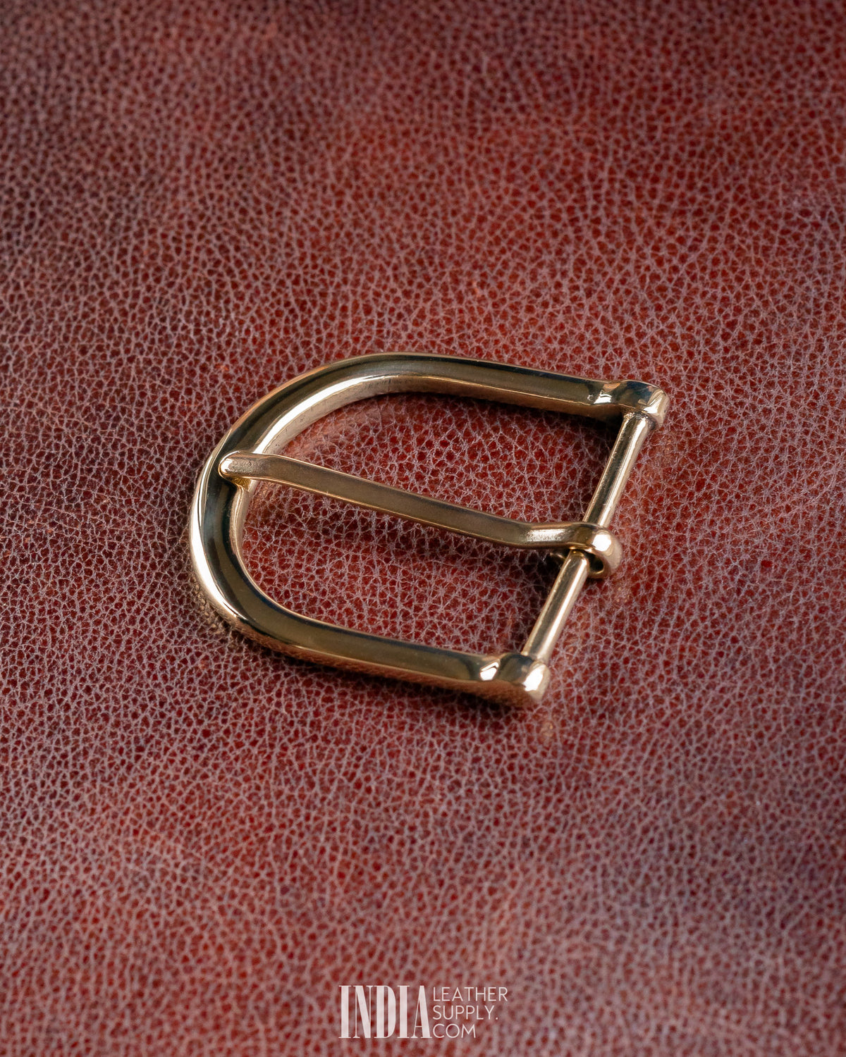 50mm Belt Buckle, Solid Brass | India Leather Supply