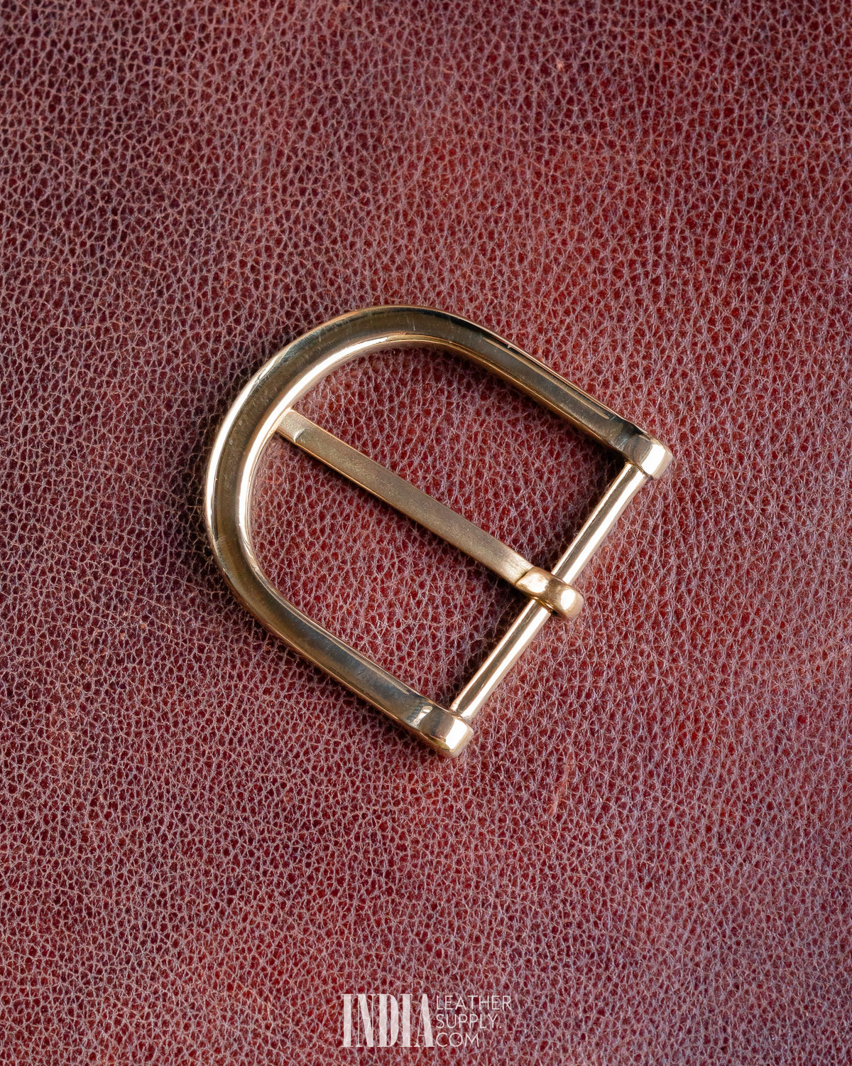50mm Belt Buckle, Solid Brass | India Leather Supply