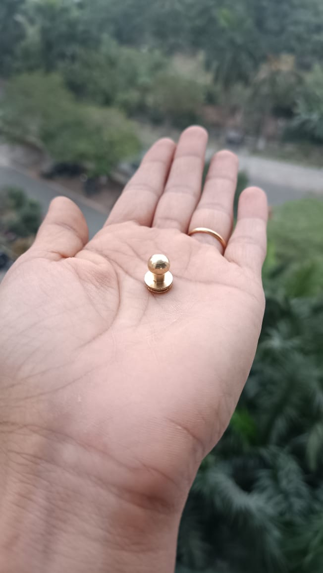 Brass Rivets and Studs| 10/Pack