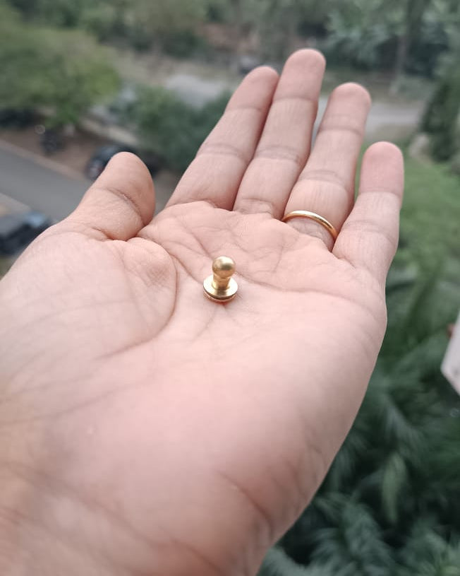 Brass Rivets and Studs| 10/Pack