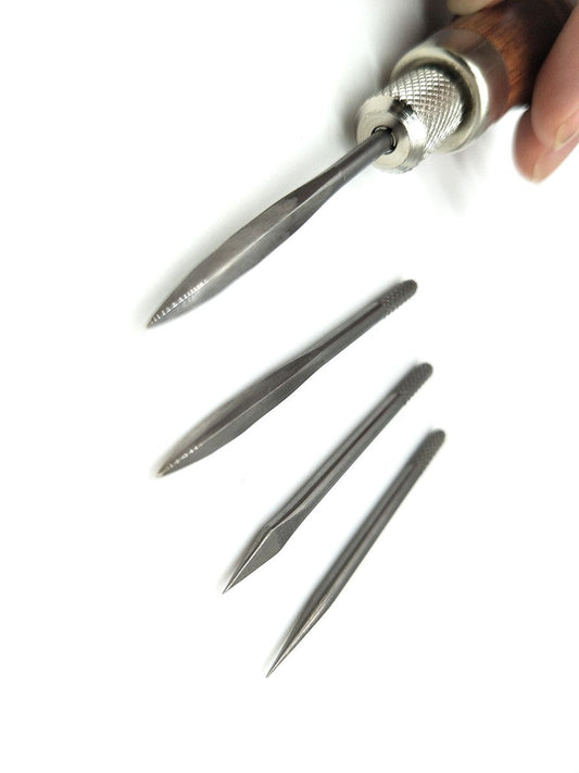 Awl- 4 in 1 leathercraft Sewing Awl Leather Stitching Awl