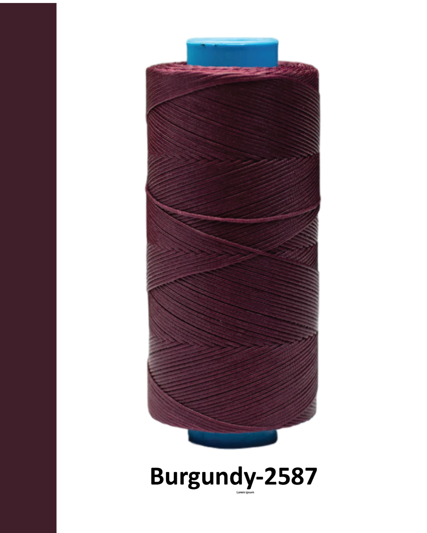0.8 mm 400 Meters Polyester Waxed Thread| Threads India