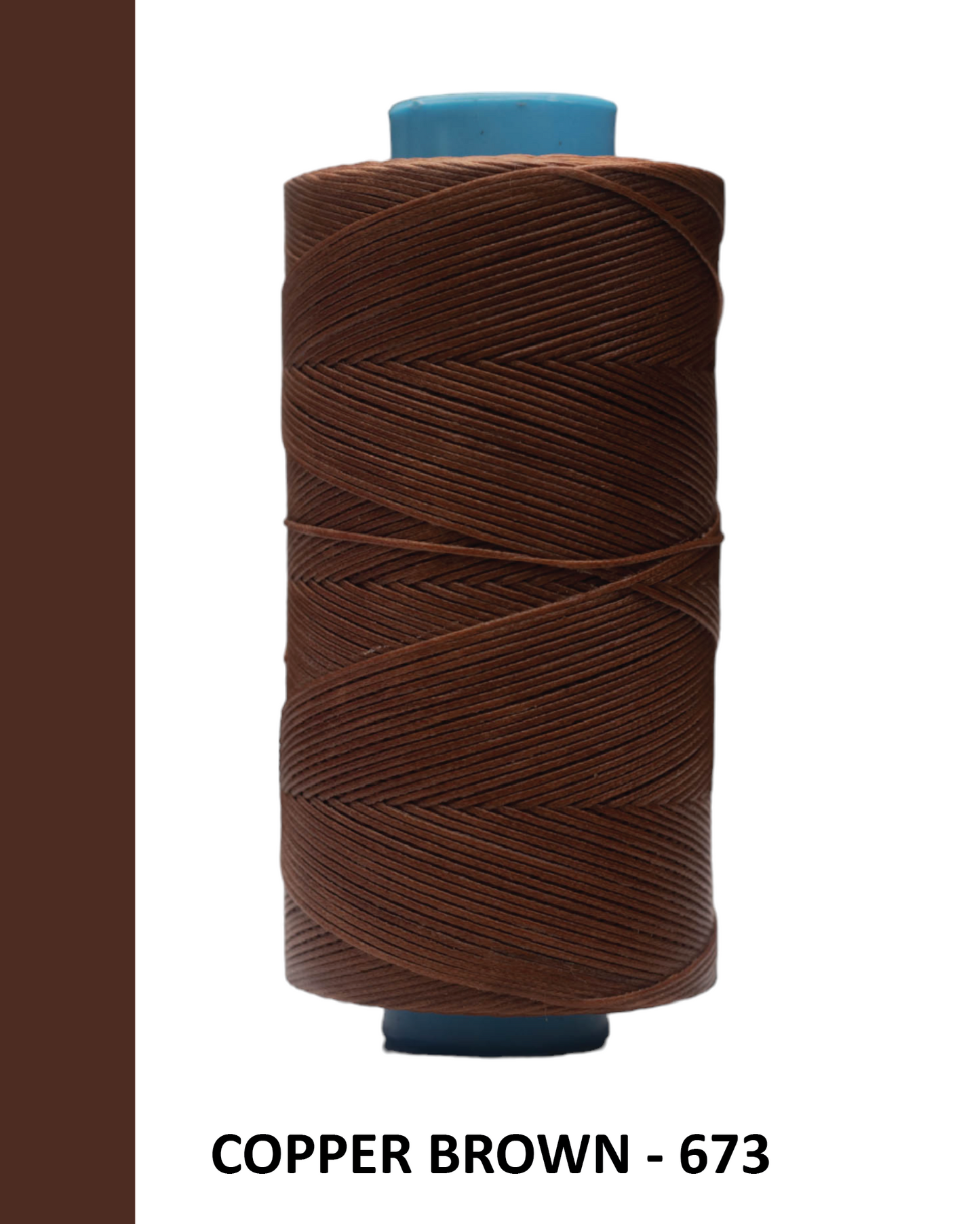 0.8 mm 400 Meters Polyester Waxed Thread| Threads India