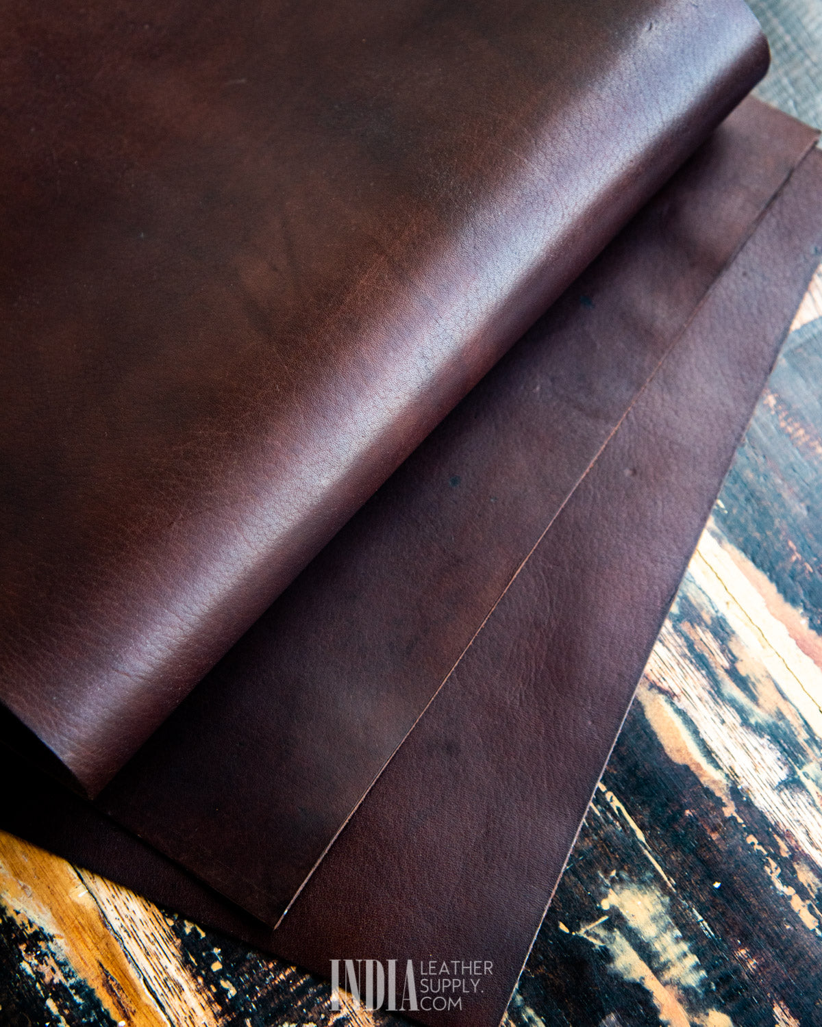 Dark Roast Brown Leather Panel