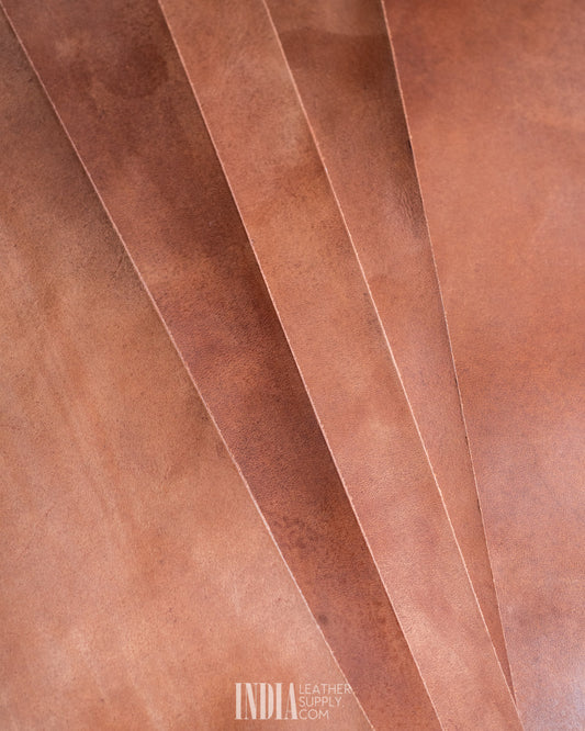 Sheong Shi Tannery - Hunter Mid-Dark Camel (Glazed) - 1.6/1.9mm