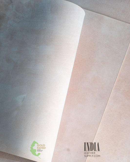 Full Grain Buffalo, Veg Tanned Crust Leather (Natural)