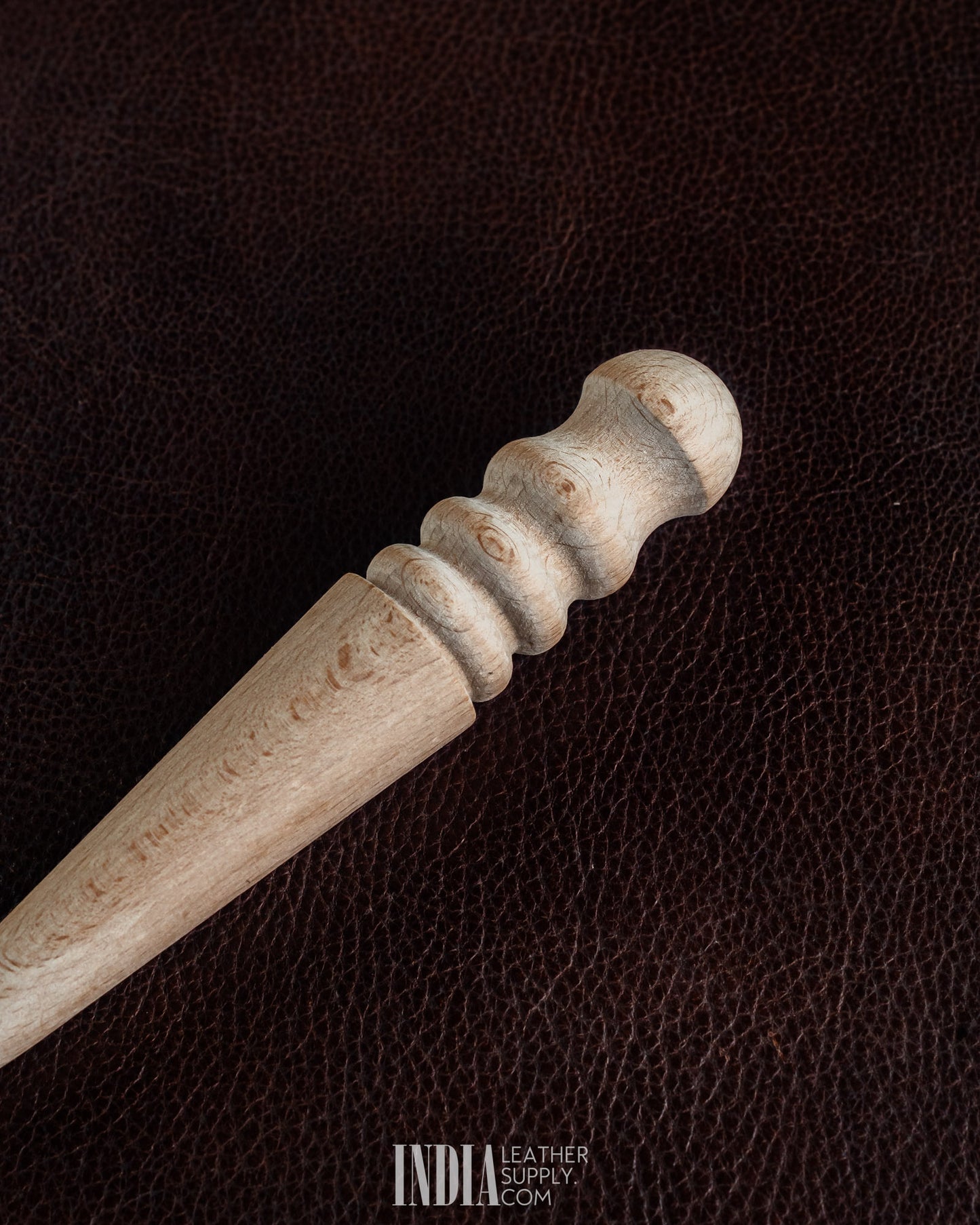 Wooden Leather Burnisher