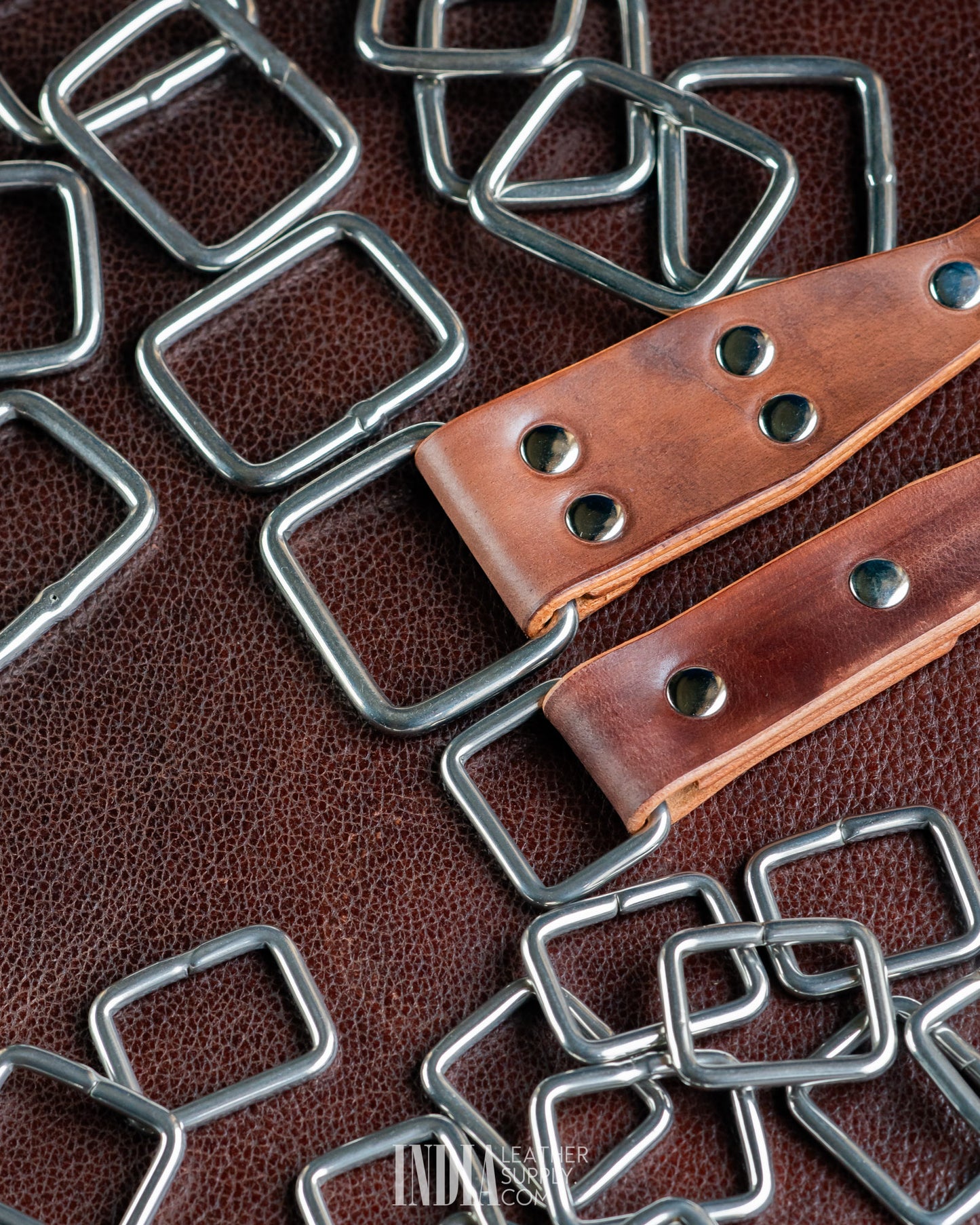 Rectangular Strap Loops, SS – 25mm / 36mm