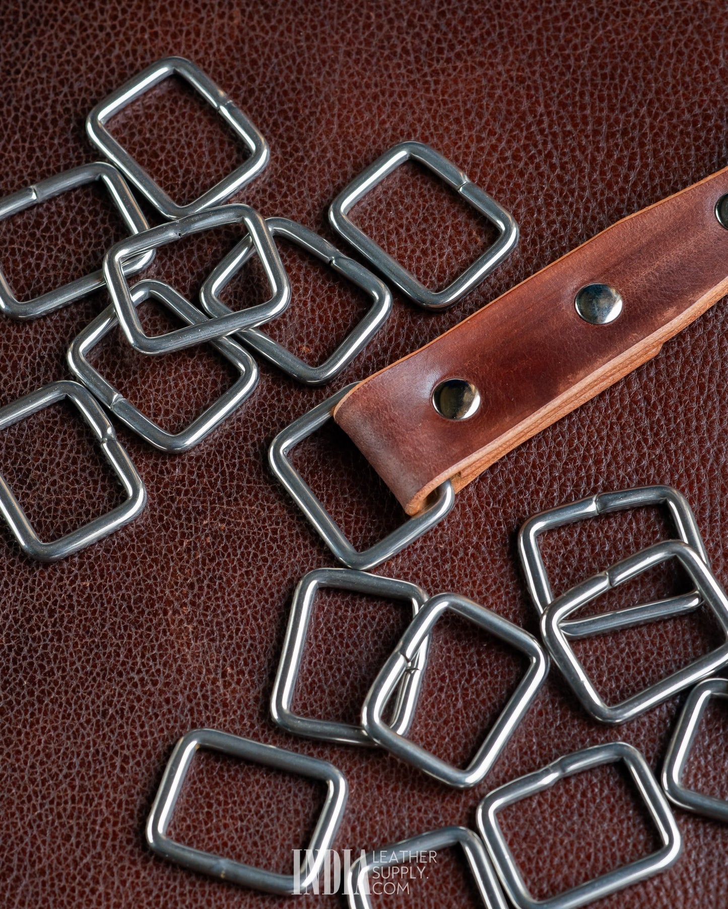 Rectangular Strap Loops, SS – 25mm / 36mm