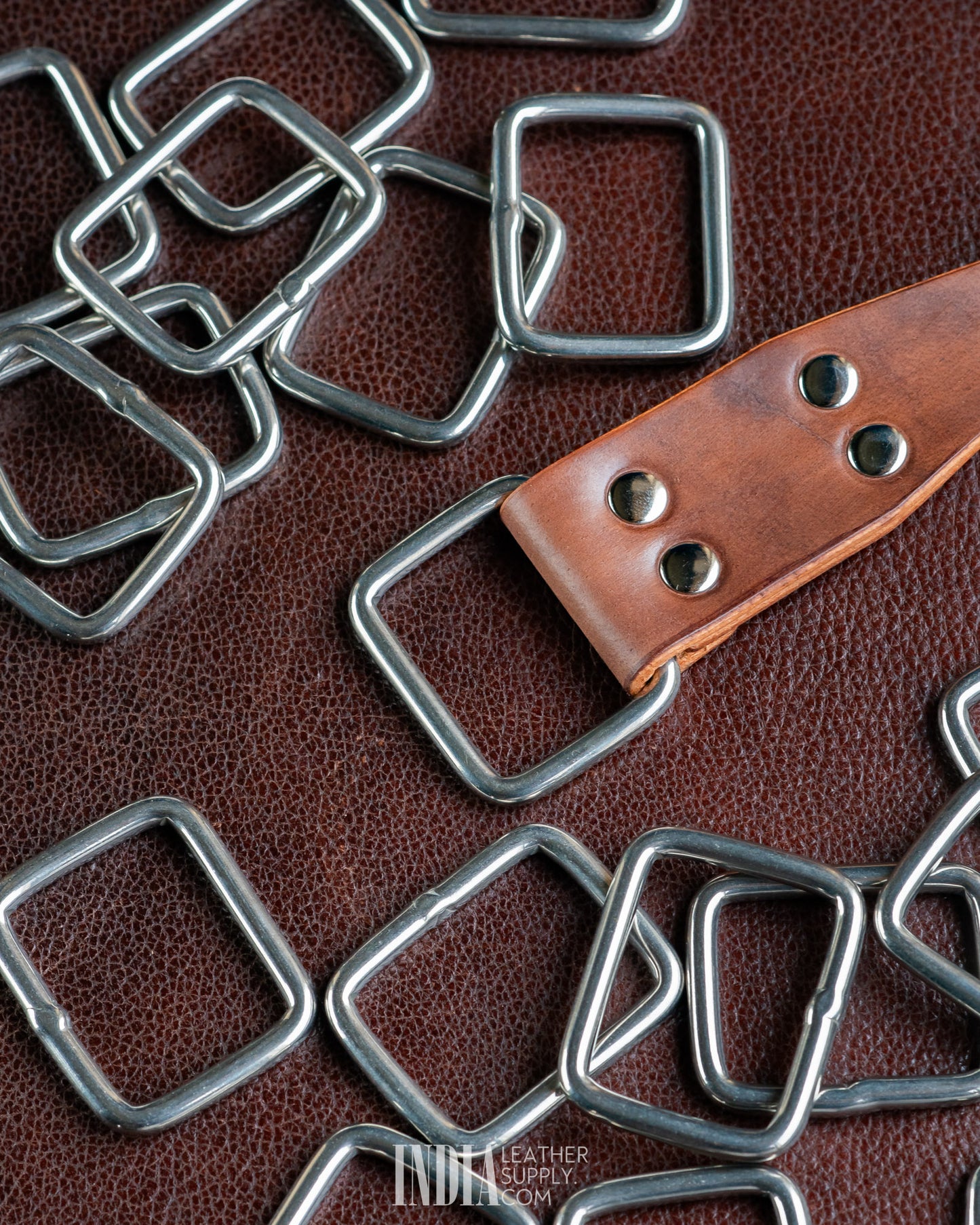 Rectangular Strap Loops, SS – 25mm / 36mm