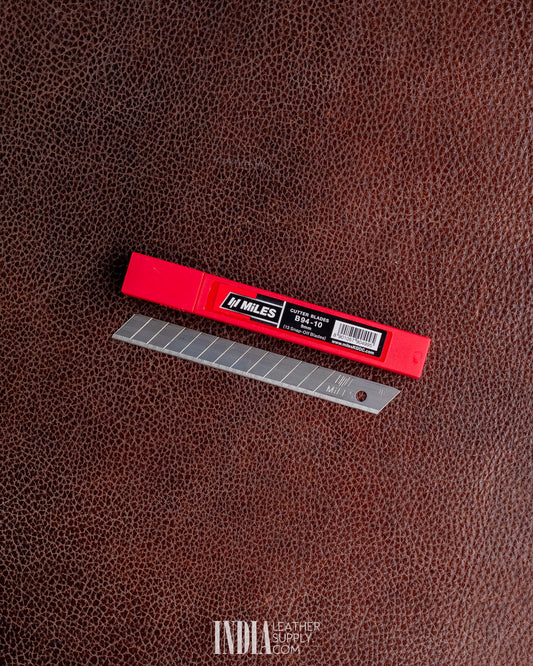 9mm KANGARO Miles B94 snap-off cutter blades, 10 blades per pack | India Leather Supply