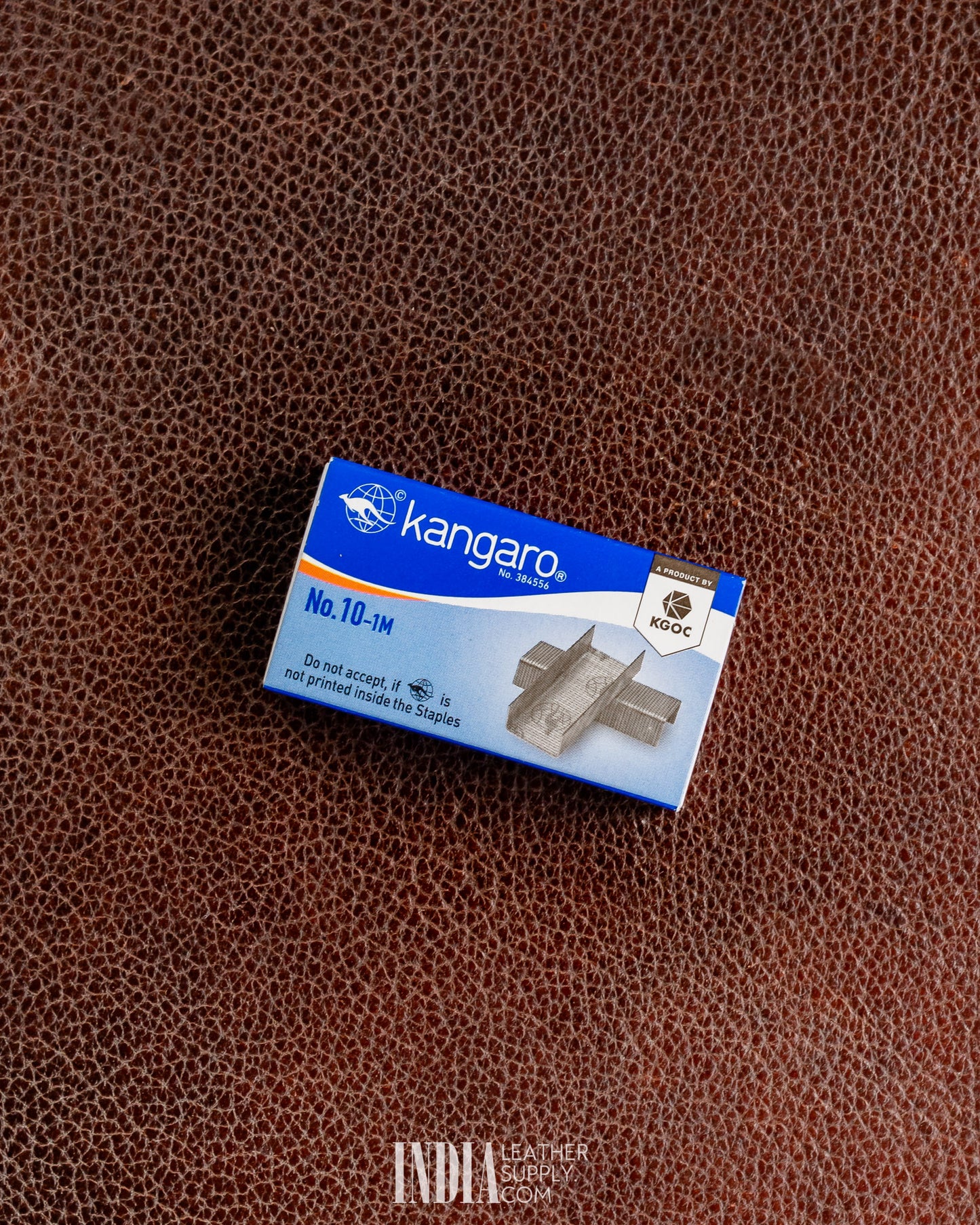KANGARO No.10-1M zinc coated staple pins, box of 1,000 | India Leather Supply