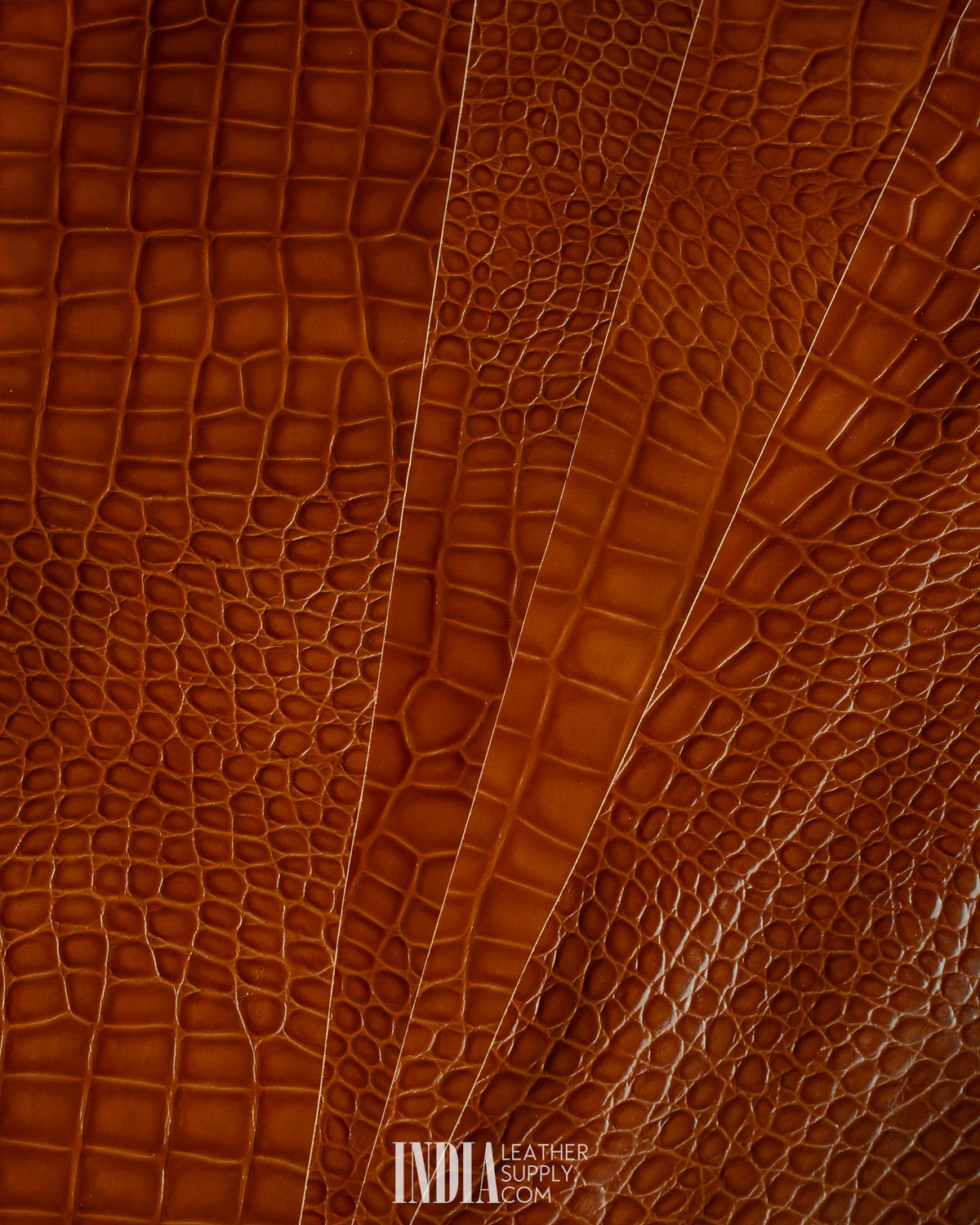Tuscania Industria Conciaria – Cocco Stampato Cognac - 0.8/0.9mm
