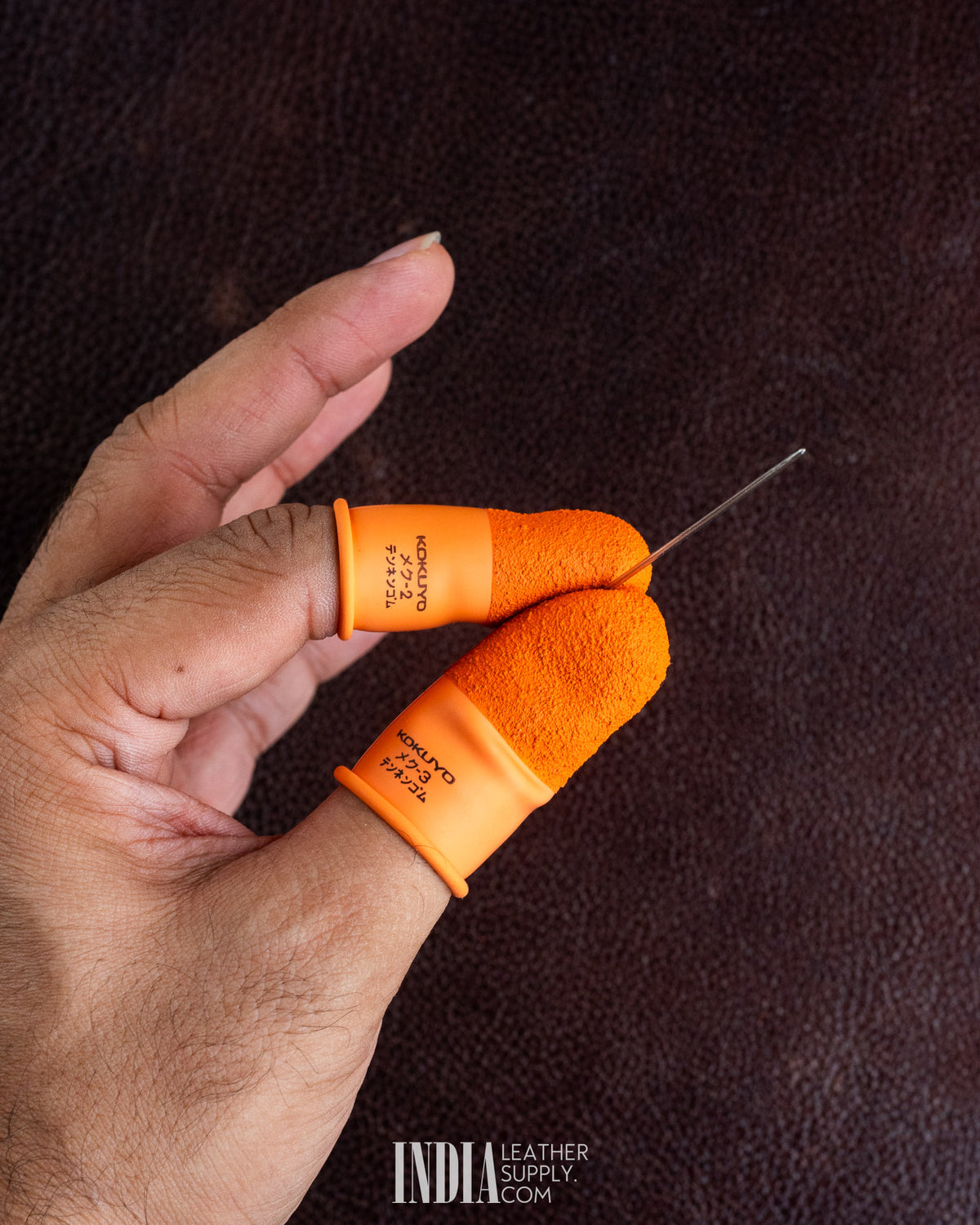 KOKUYO Rubber Finger Cot Needle Grip | India Leather Supply