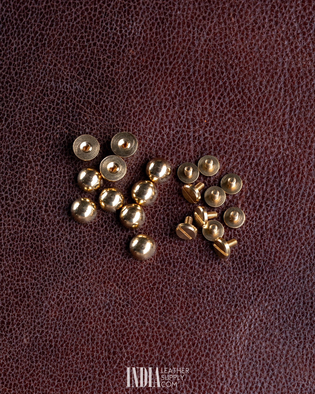 Bag Feet Solid Brass Pack of 10 | India Leather Supply