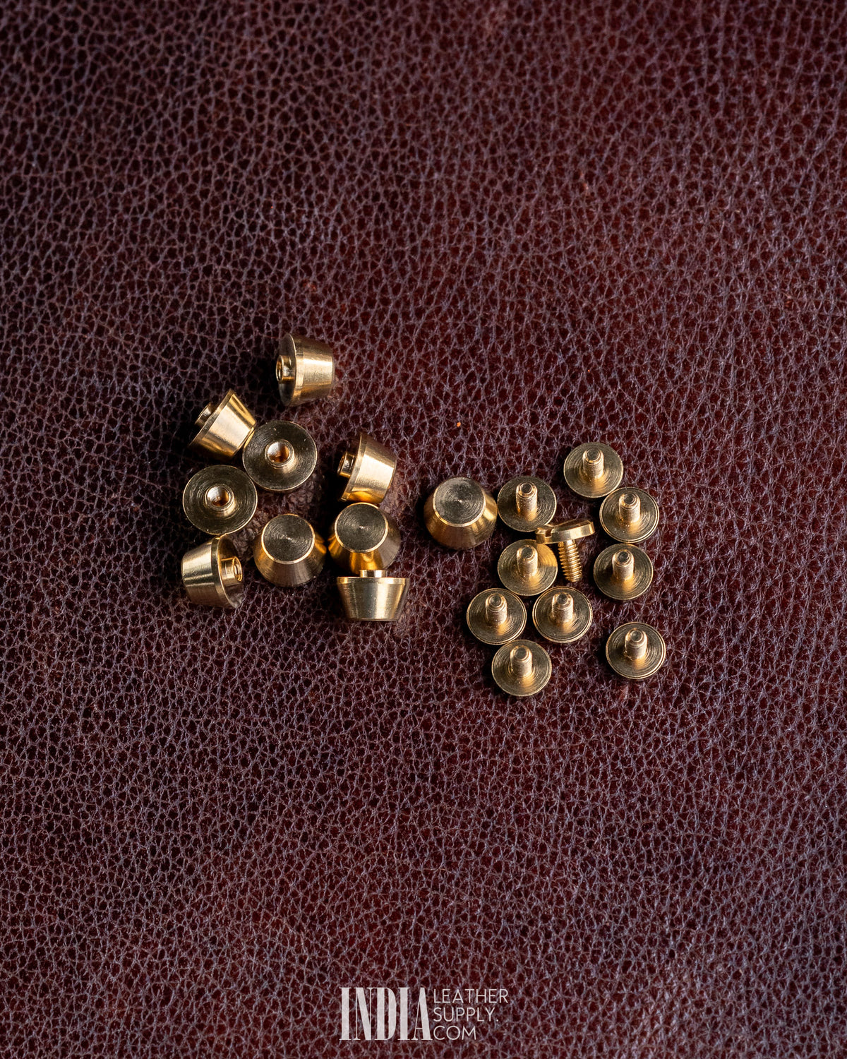 Bag Feet Solid Brass Pack of 10 | India Leather Supply