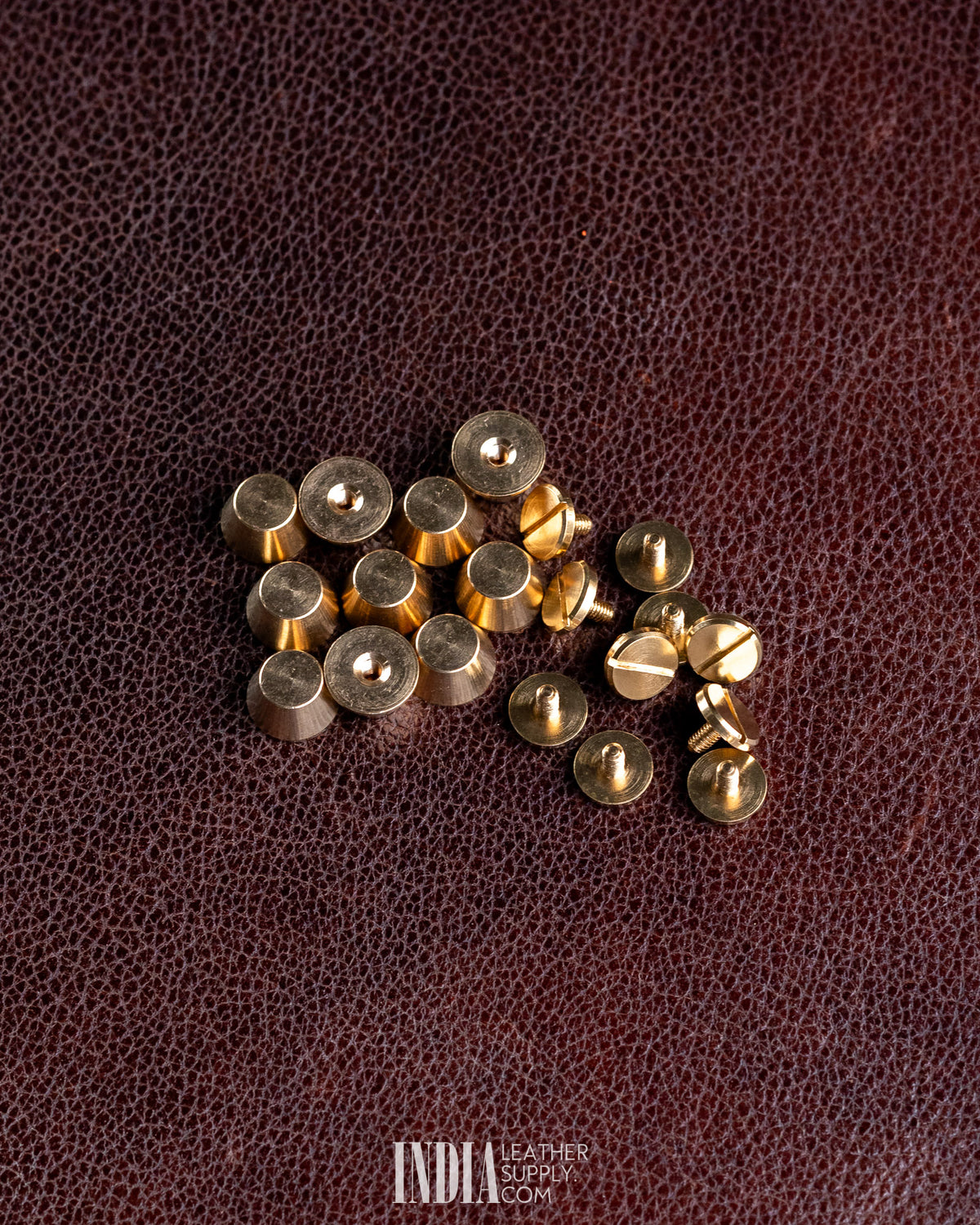 Bag Feet Solid Brass Pack of 10 | India Leather Supply