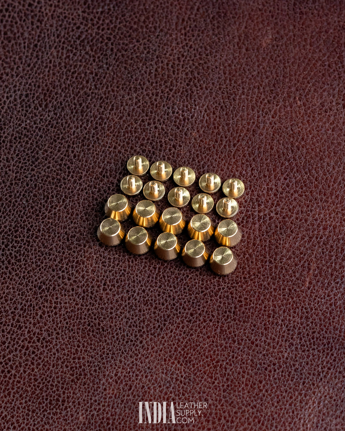 Bag Feet Solid Brass Pack of 10 | India Leather Supply