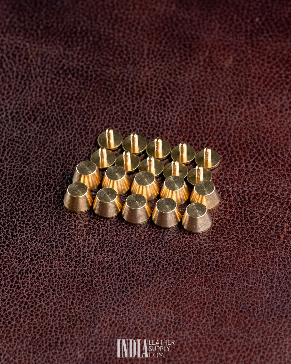 Bag Feet Solid Brass Pack of 10 | India Leather Supply