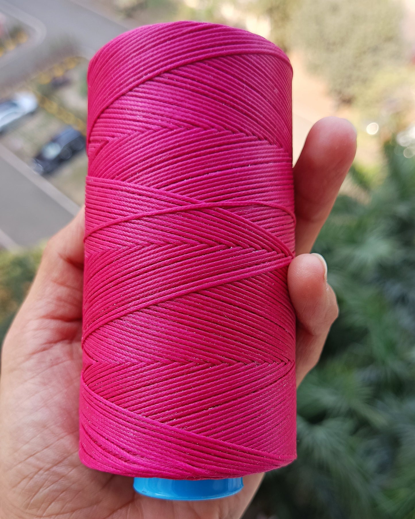 0.8 mm 400 Meters Polyester Waxed Thread| Threads India