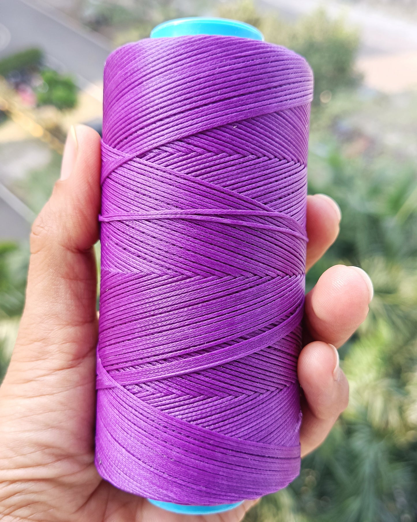 0.8 mm 400 Meters Polyester Waxed Thread| Threads India