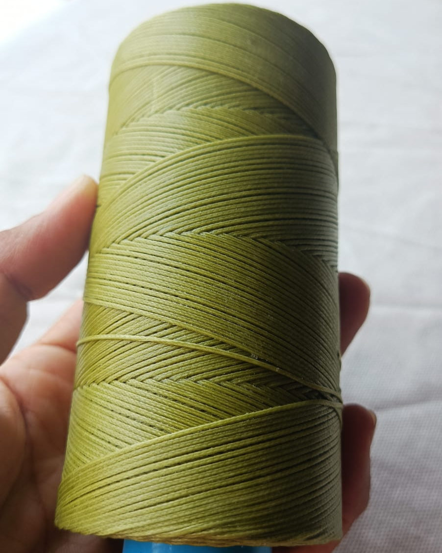 0.8 mm 400 Meters Polyester Waxed Thread| Threads India