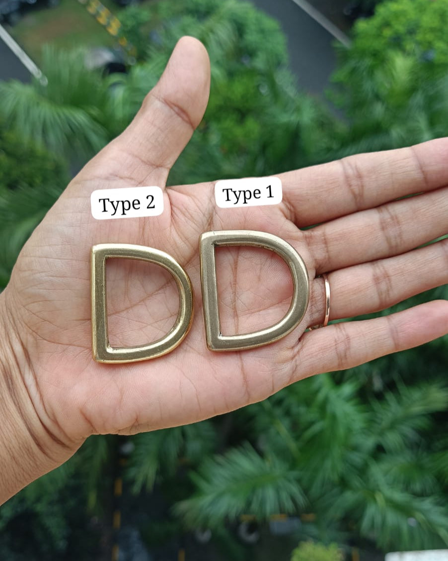 26mm D-Ring Brass Economy
