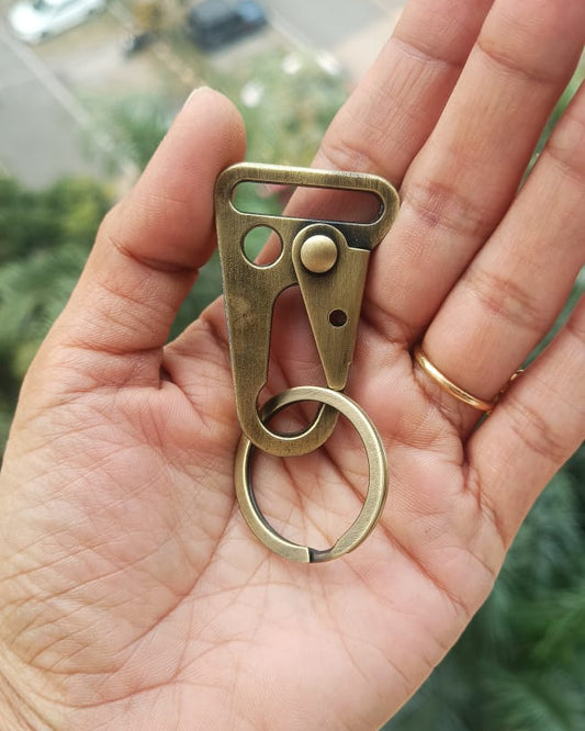 HK Spring Snap Hook with Ring (1 inch)