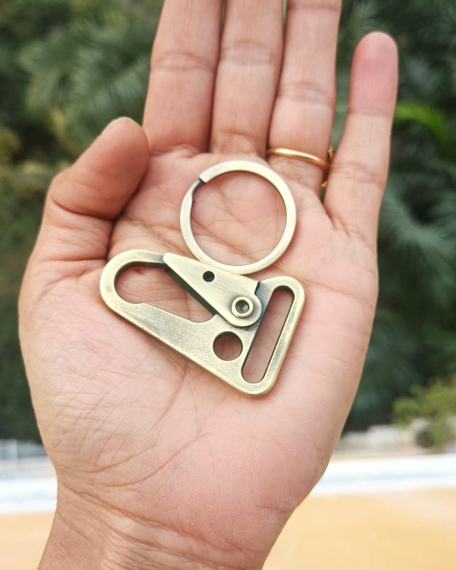 HK Spring Snap Hook with Ring (1 inch)