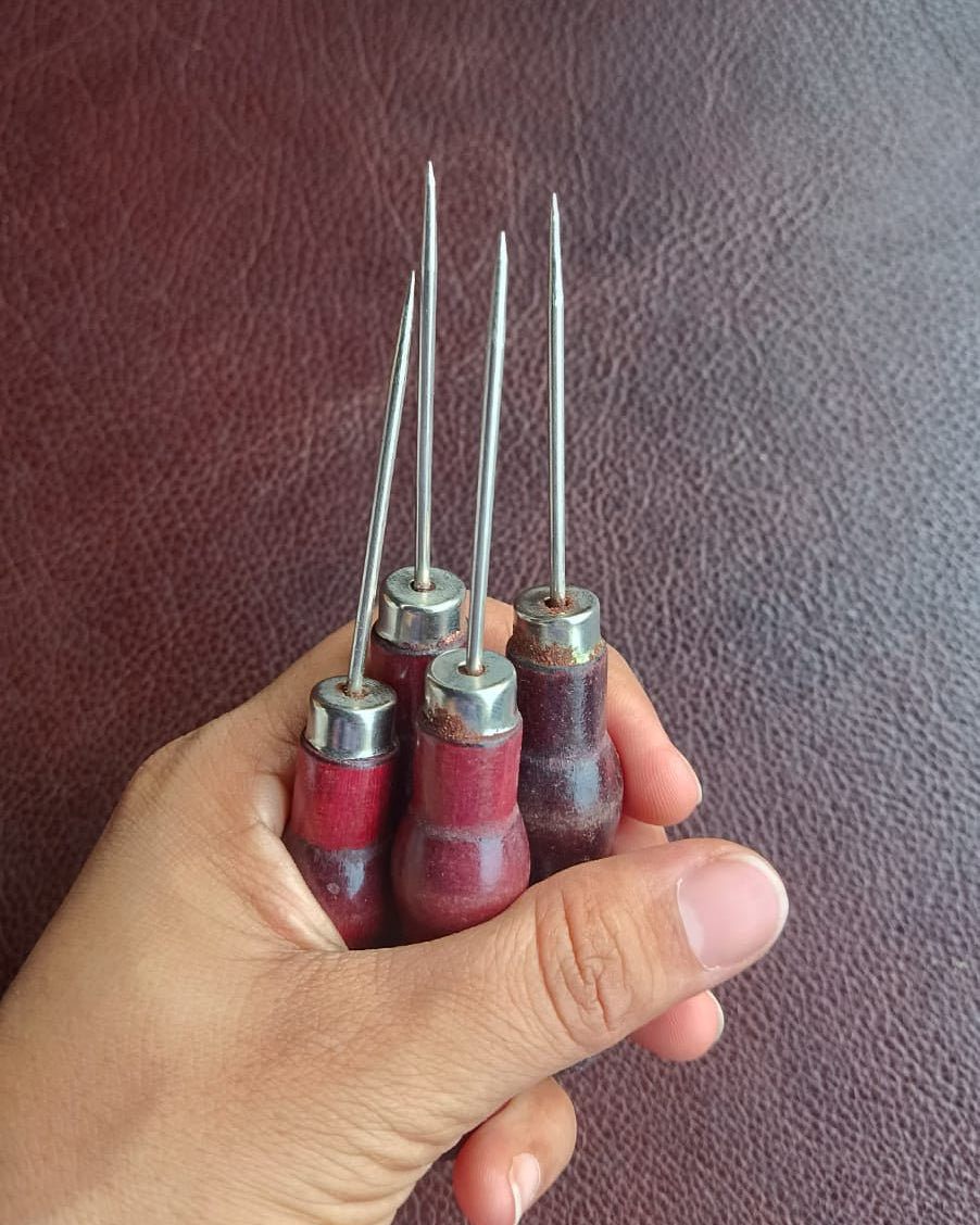 As is: Double Gourd Awl | India Leather Supply