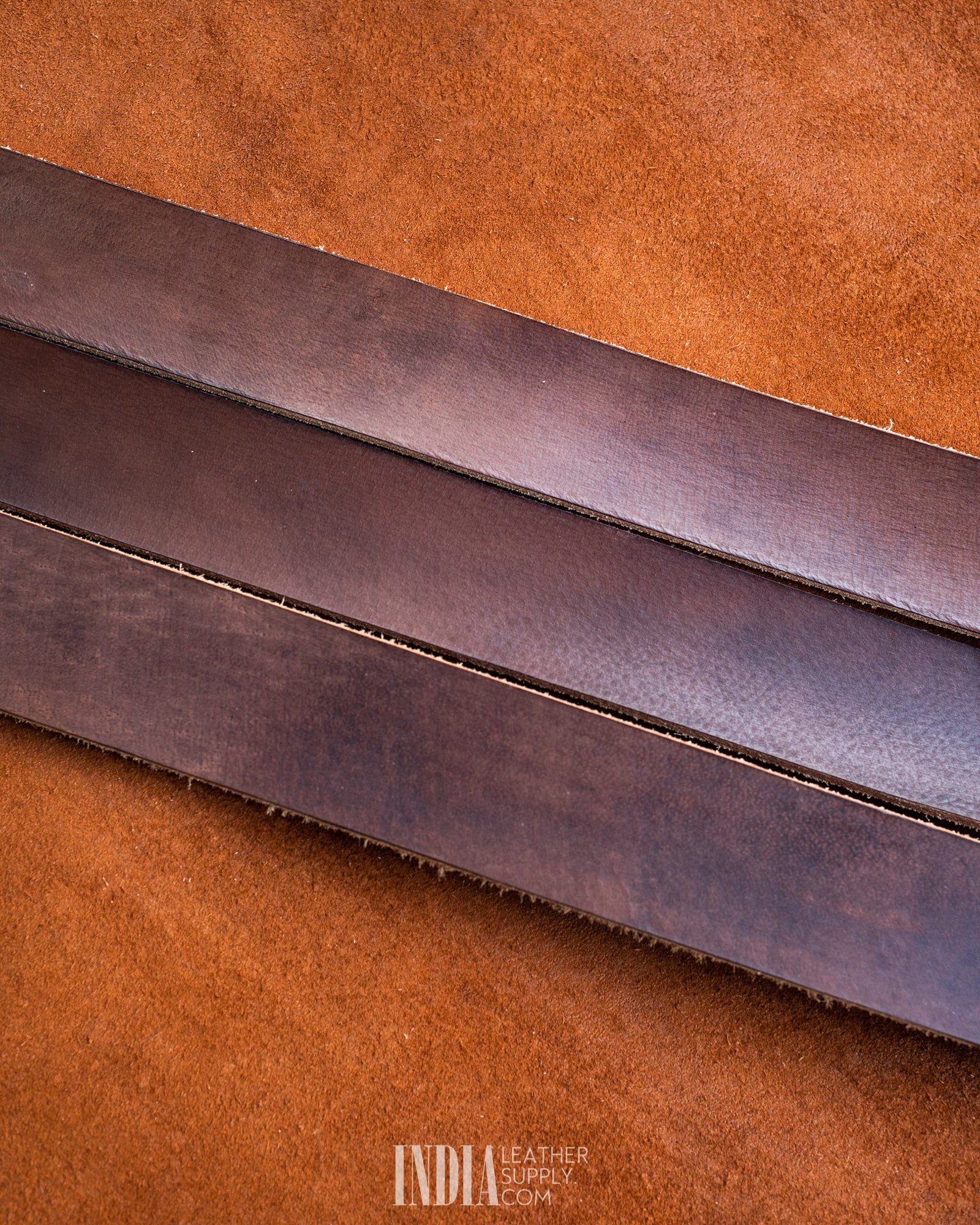 Belt Blank – Dark Brown | India Leather Supply