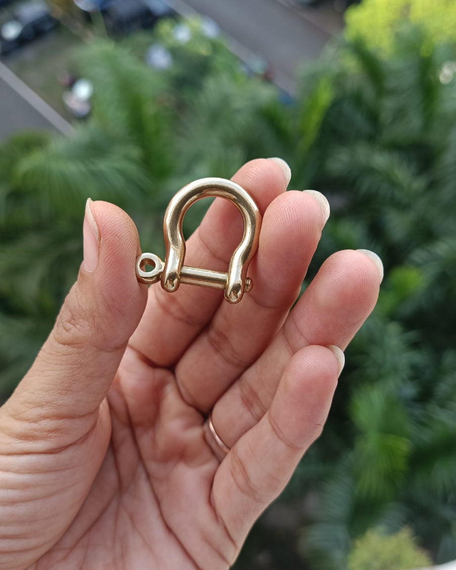 Brass Horseshoe D-ring | India Leather Supply