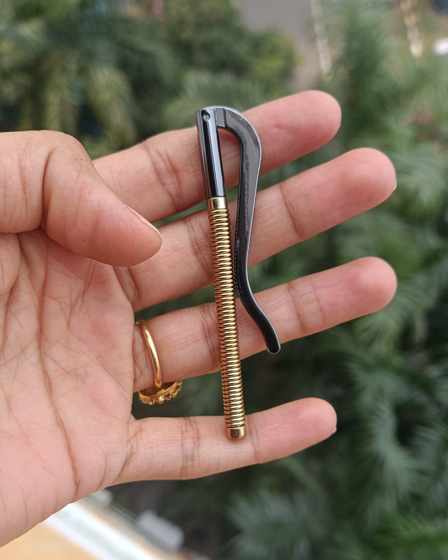 Brass Money Clip 80mm | Gun Metal | India Leather Supply