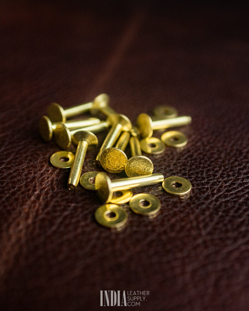 Brass Rivets | India Leather Supply