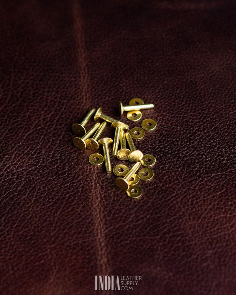 Brass Rivets | India Leather Supply