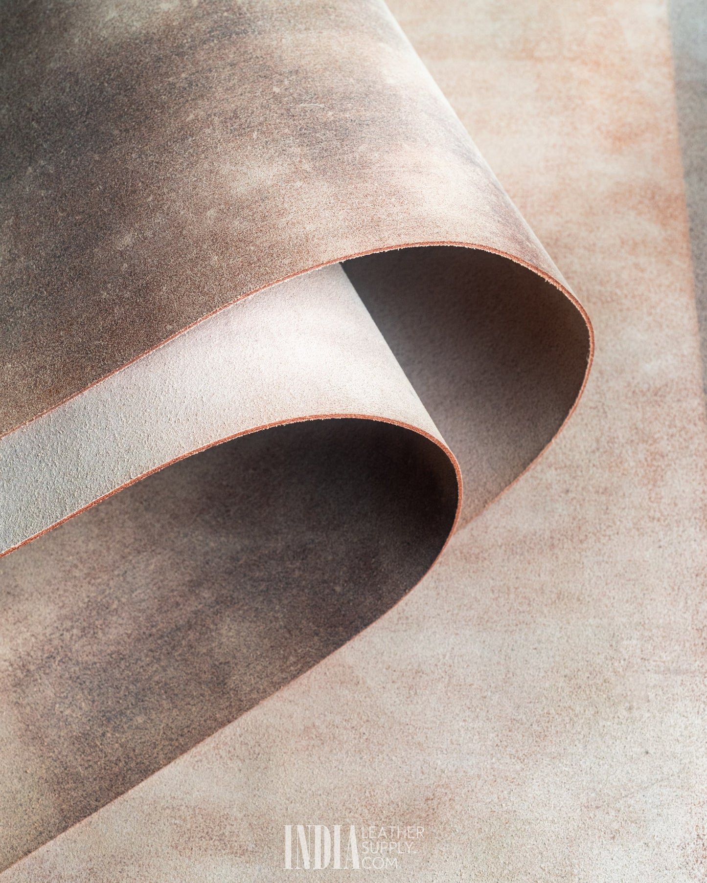 Buffalo Splits, Veg Tanned (Natural) | India Leather Supply