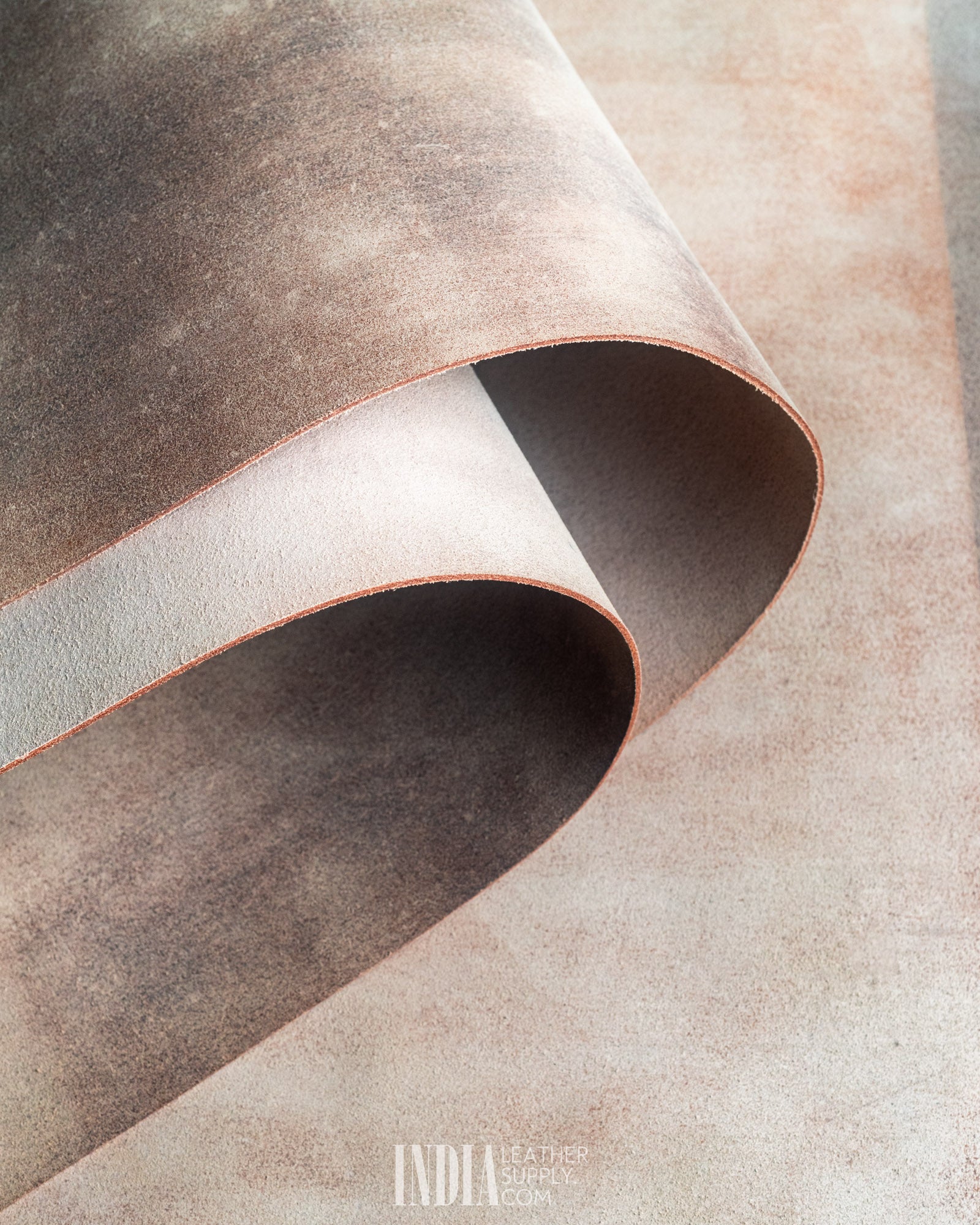 Buffalo Splits, Veg Tanned (Natural) | India Leather Supply