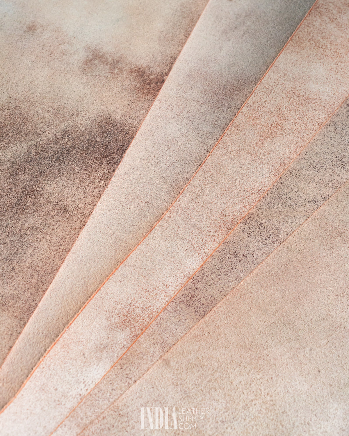 Buffalo Splits, Veg Tanned (Natural) | India Leather Supply