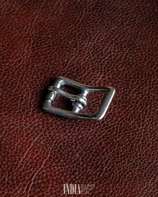 Cedi 16mm Center Bar Buckle SS | India Leather Supply