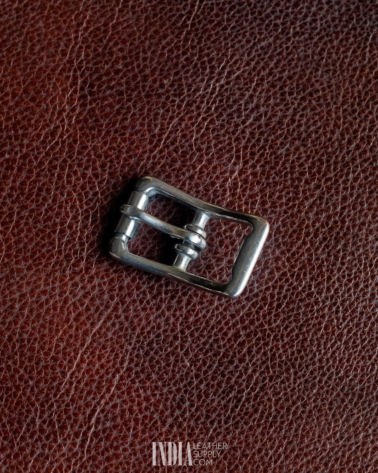 Cedi 16mm Center Bar Buckle SS | India Leather Supply