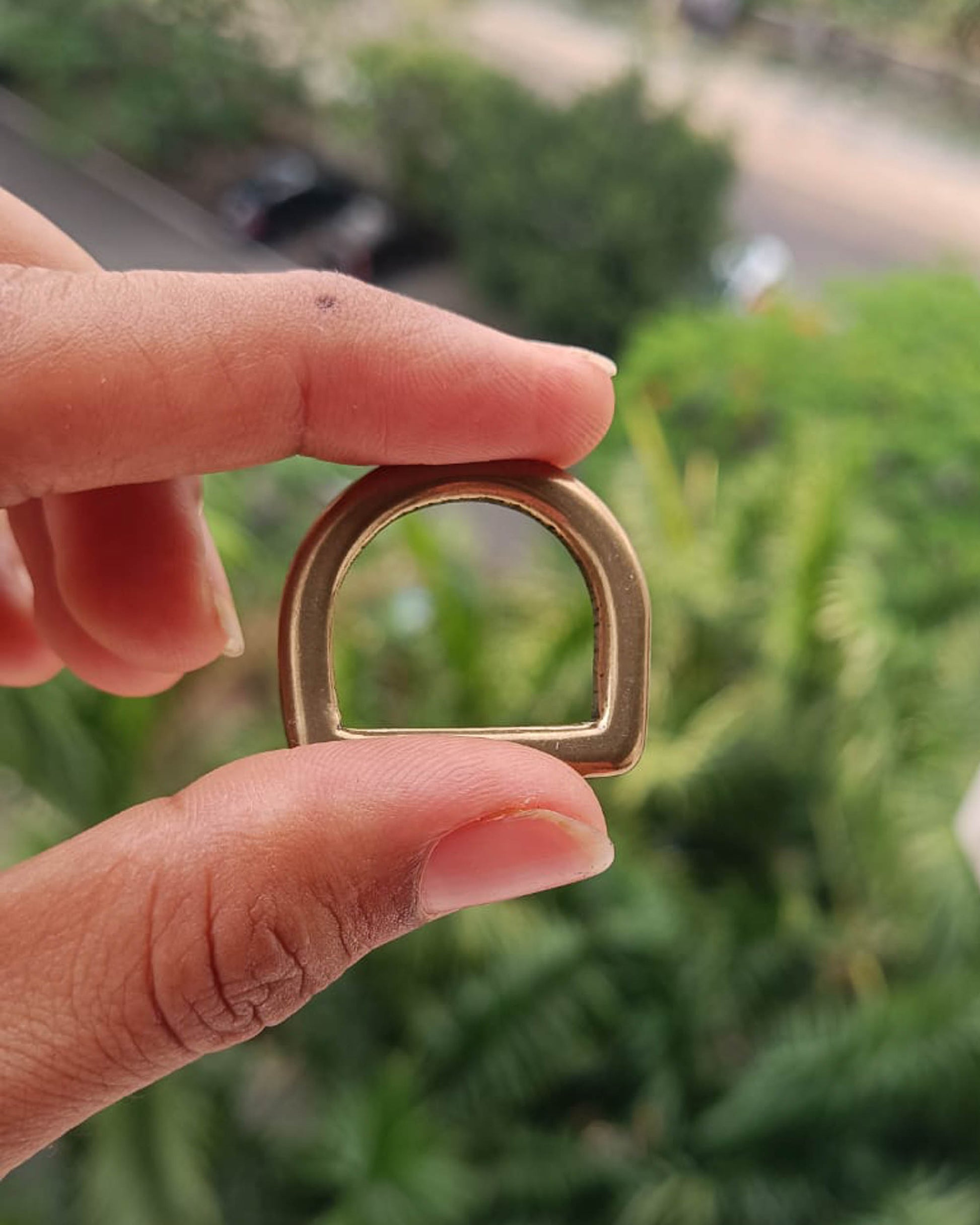 D-Ring in Solid Brass 19mm Economy | India Leather Supply
