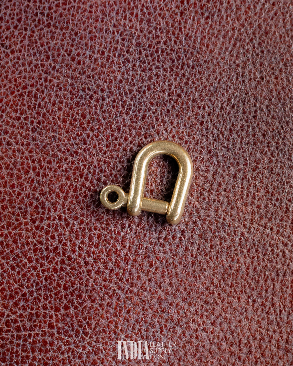 D Ring, Solid Brass (Screw Pin) | India Leather Supply