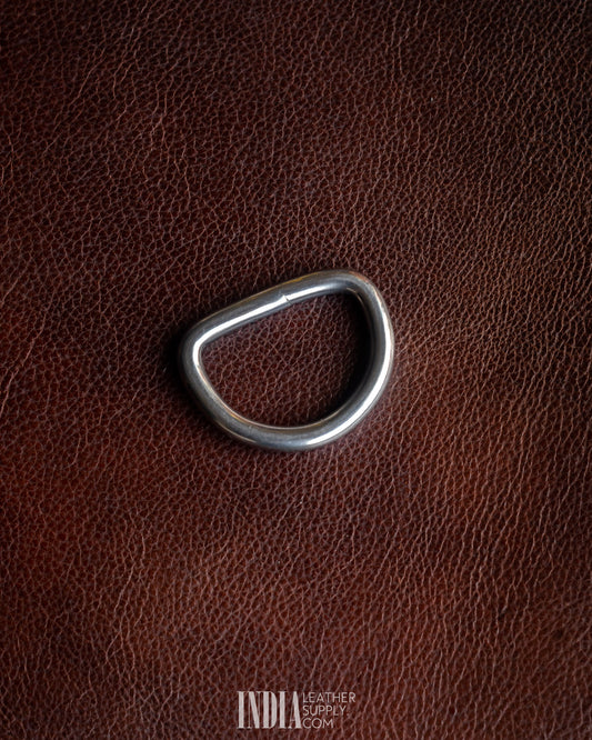 D-Ring Stainless Steel | 9.5mm | India Leather Supply