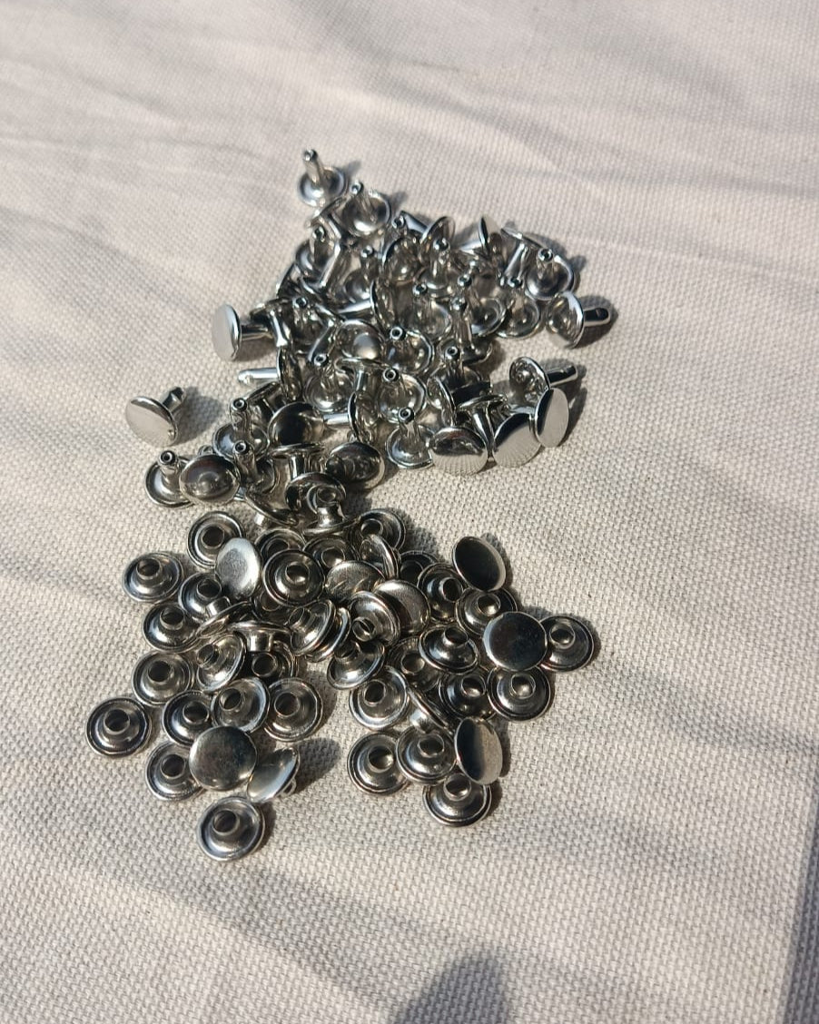 Double Cap Brass Rivet | India Leather Supply