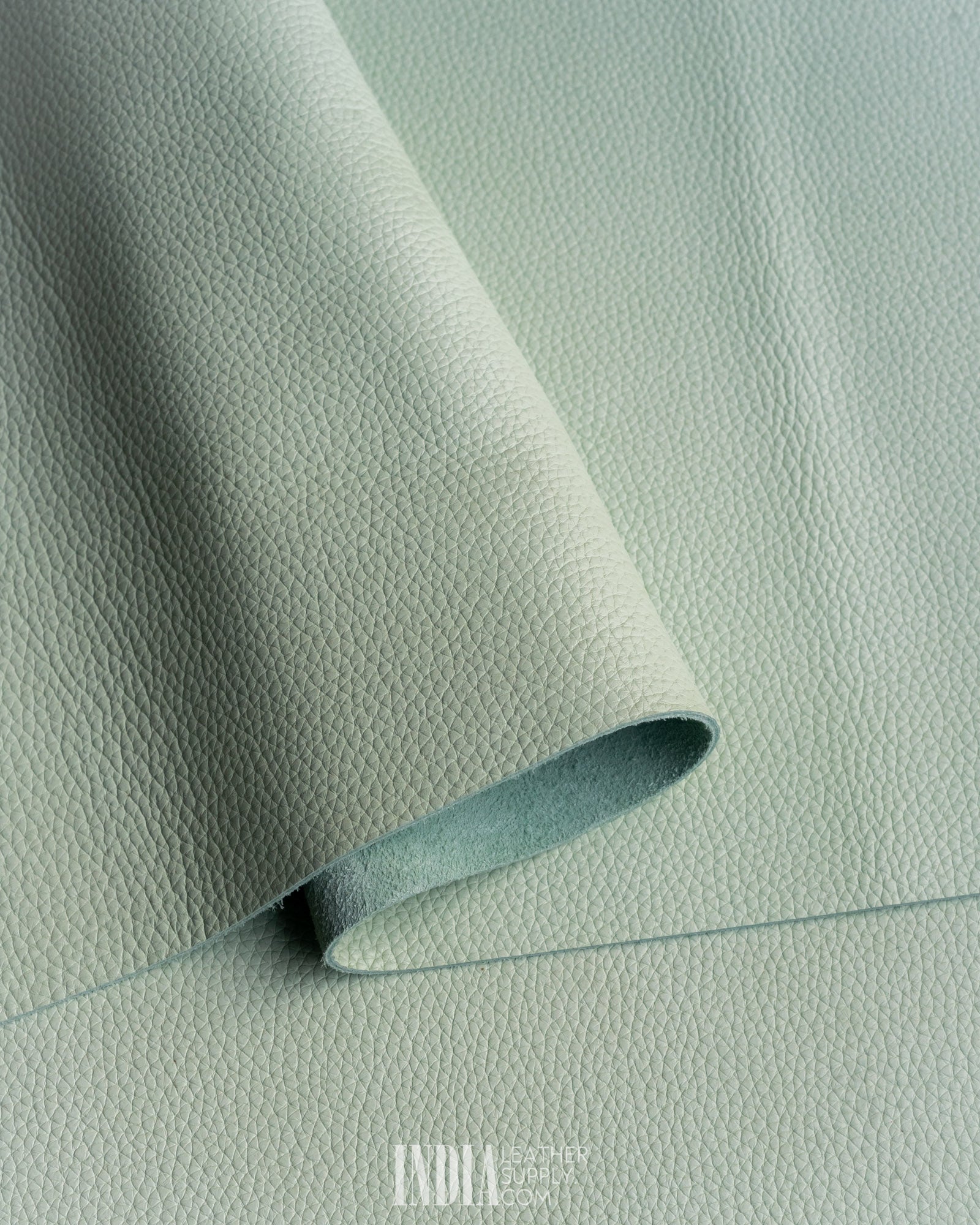 ECCO Sage Green Pebble Grain Leather 1.5-1.7mm | India Leather Supply