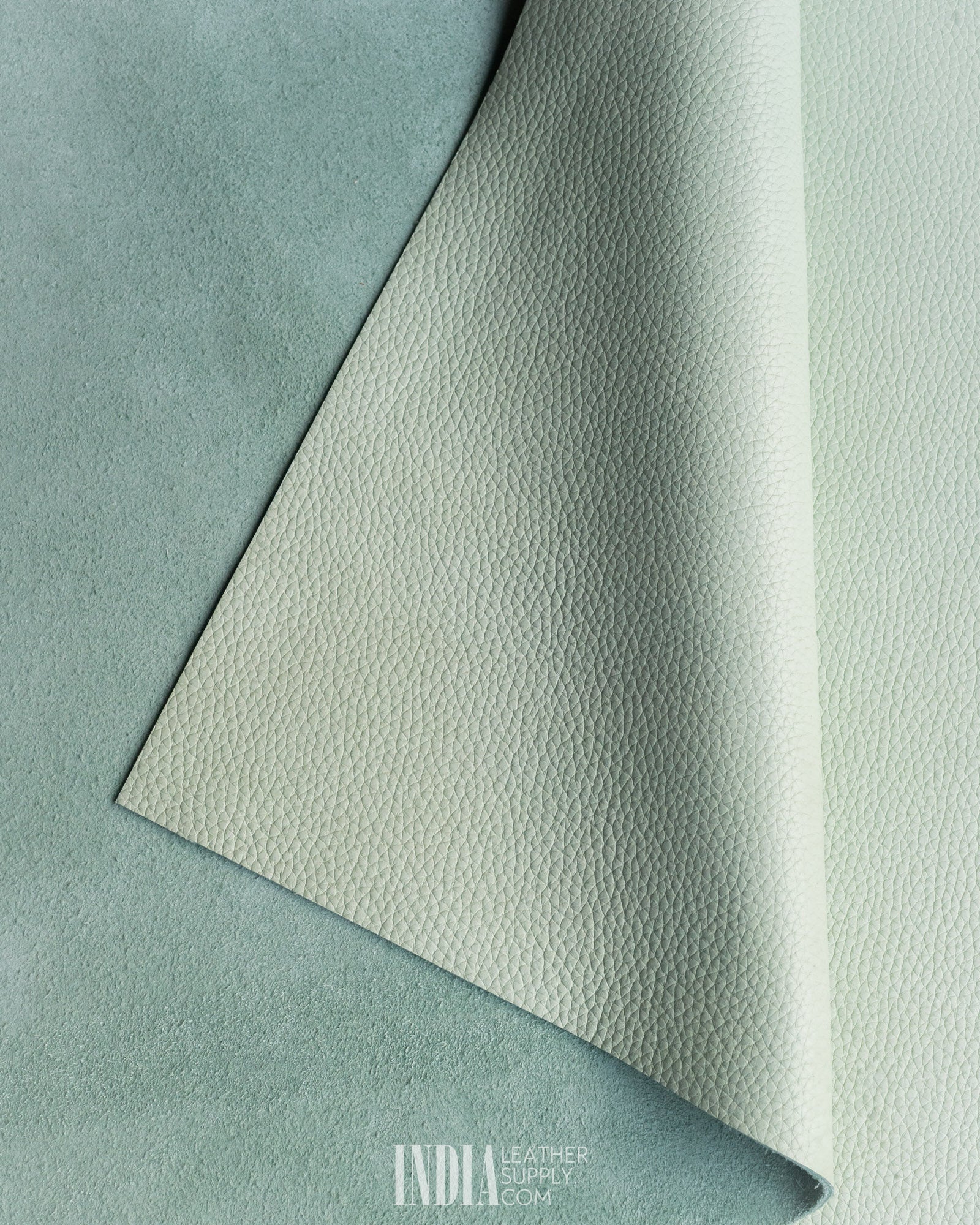 ECCO Sage Green Pebble Grain Leather 1.5-1.7mm | India Leather Supply