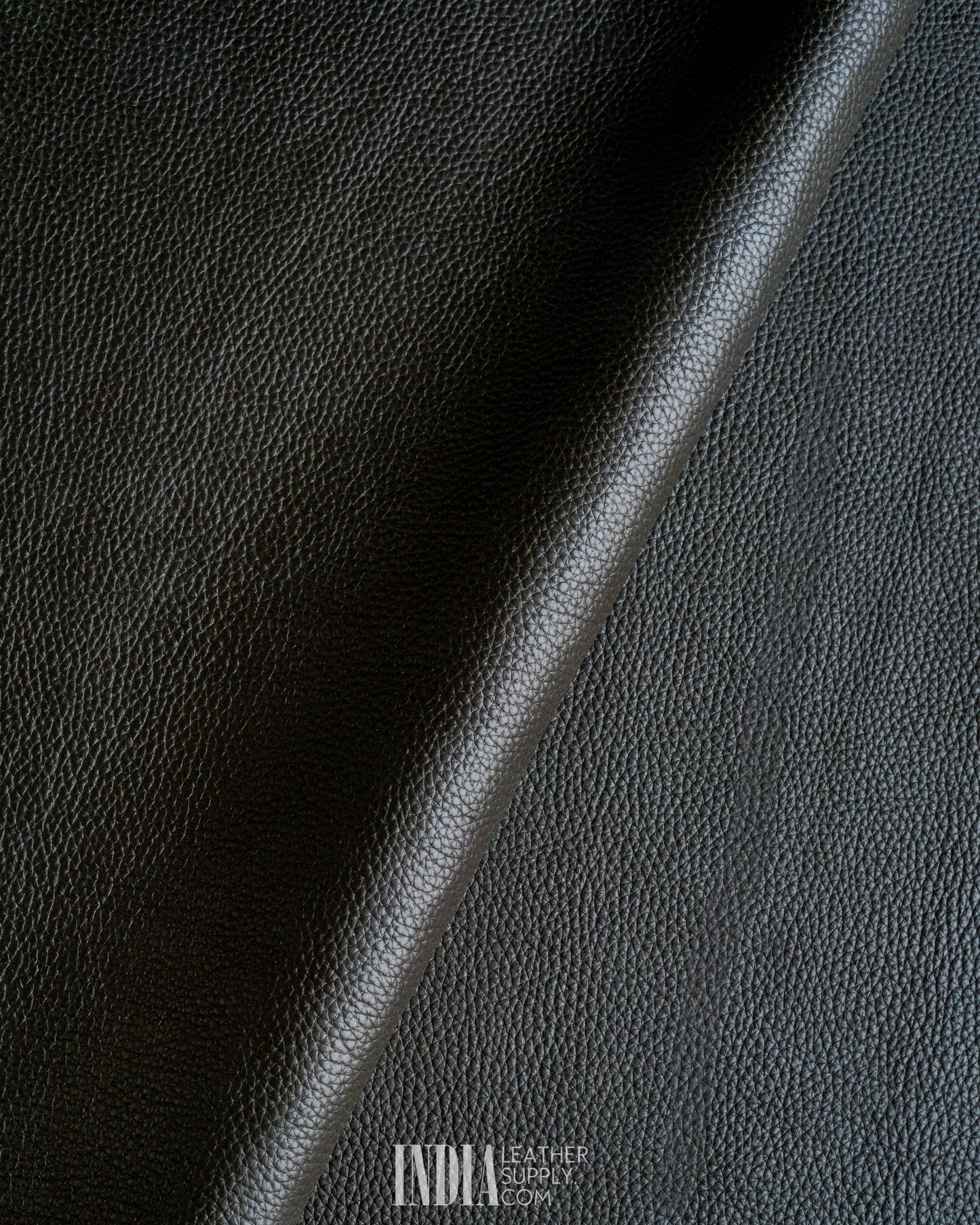 Ecco Tannery - Military Olive Drab, Pebble Grain - 1.4/1.6mm | India Leather Supply