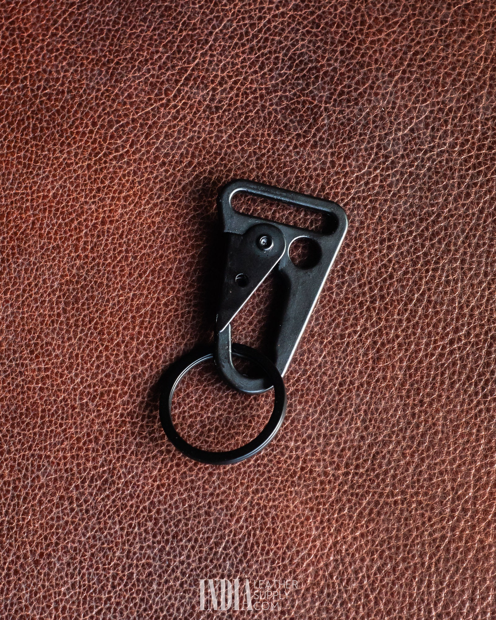 HK Spring Snap Hook with Ring (1 inch) | India Leather Supply
