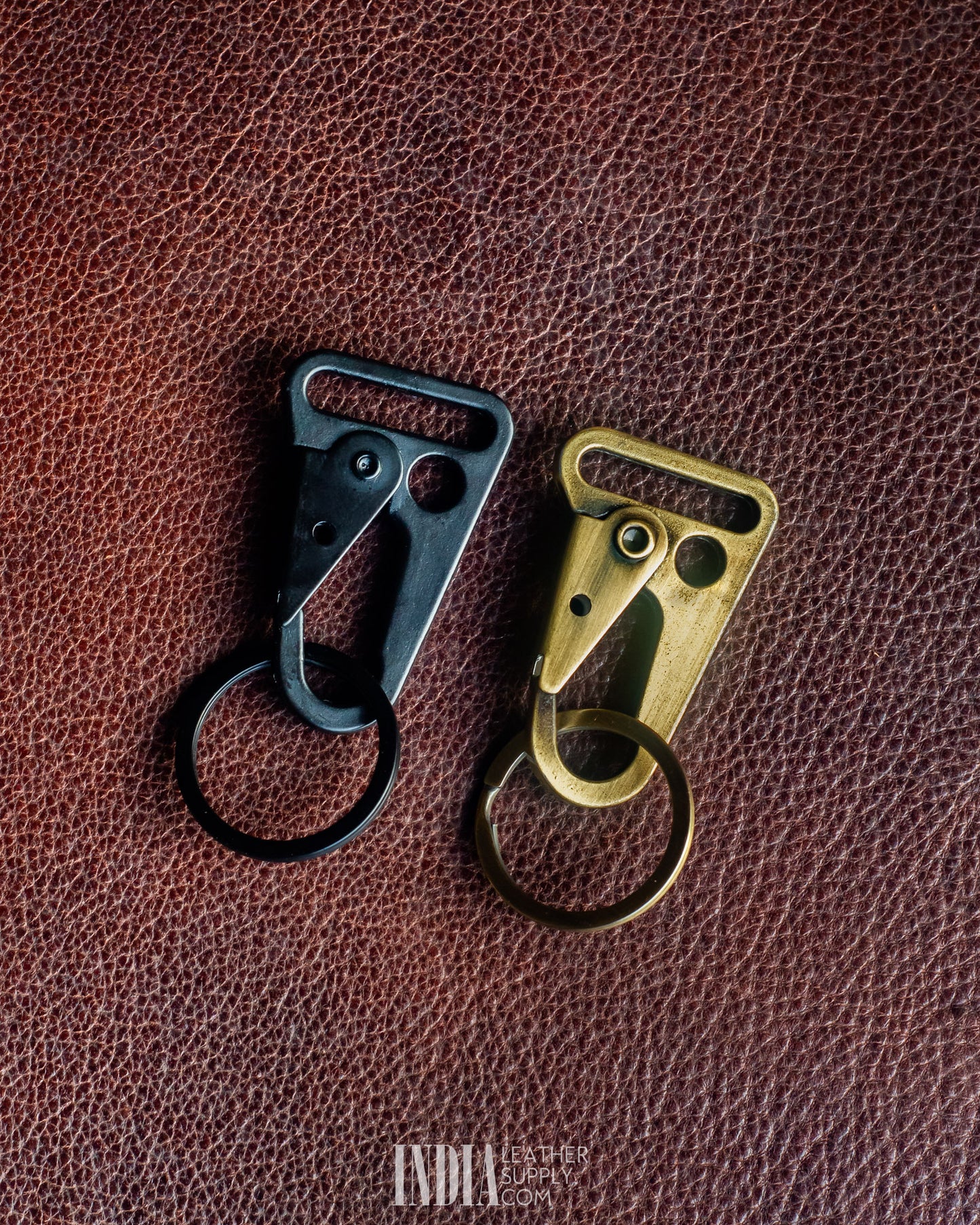 HK Spring Snap Hook with Ring (1 inch) | India Leather Supply